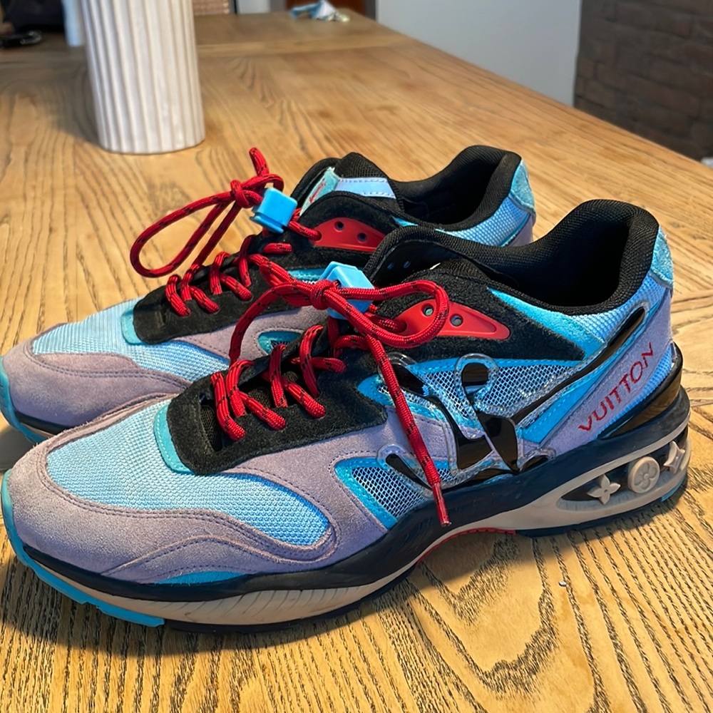 Louis Vuitton X Virgil Abloh Trail Sneakers in Violet